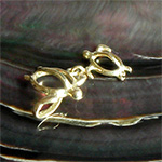 タートルモチーフのK18ペンダント