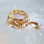 モルガナイト(ベリル)のK18ペンダントトップ